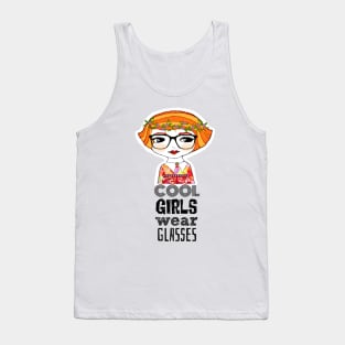 Cool Girls Wear Glasses -- Kathleen Tank Top